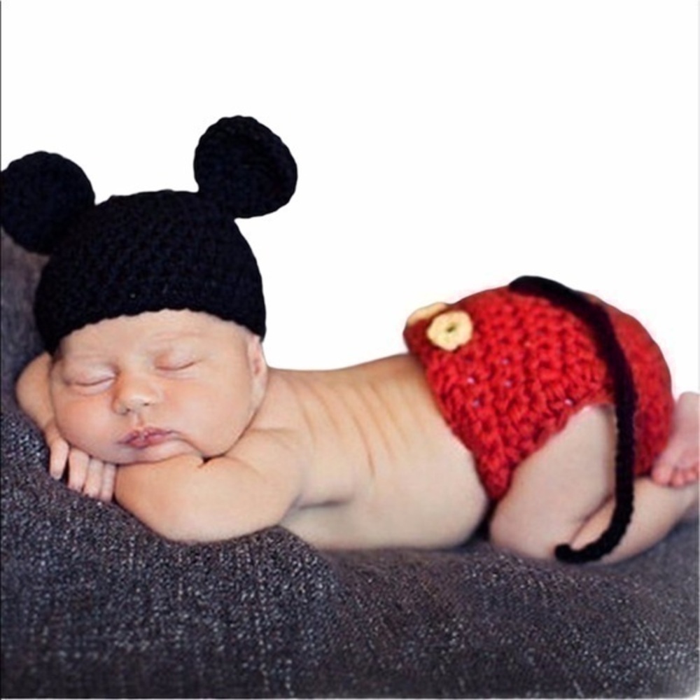Infant/newborn Mickey photography prop